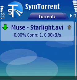 SymTorrent v1.41 (торрент клиент для Nokia 5230)